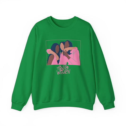 Pink and Green Unite for Women Sweatshirt